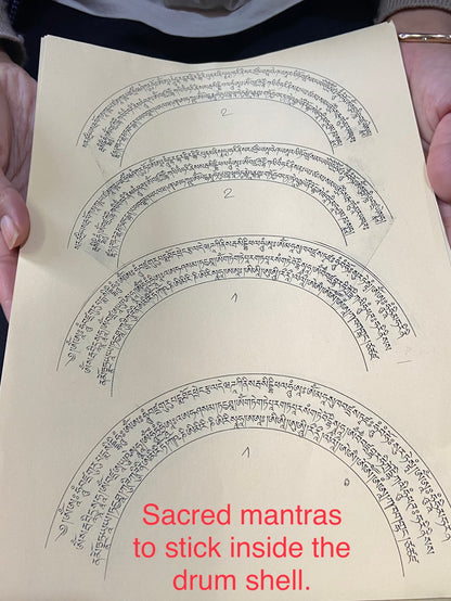 Small Chod Damaru Hand Drum #1