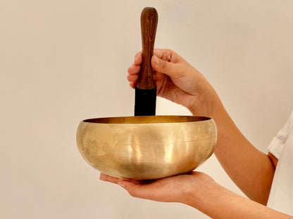 17.5 cms Easy Play Singing Bowl – G3 194 Hz