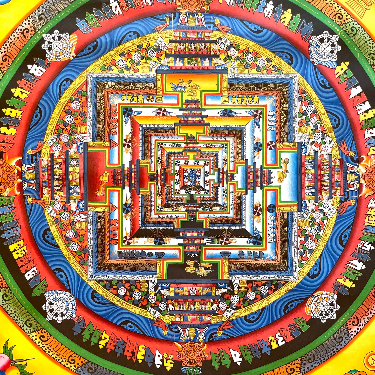 Original Kalachakra Mandala Thangka