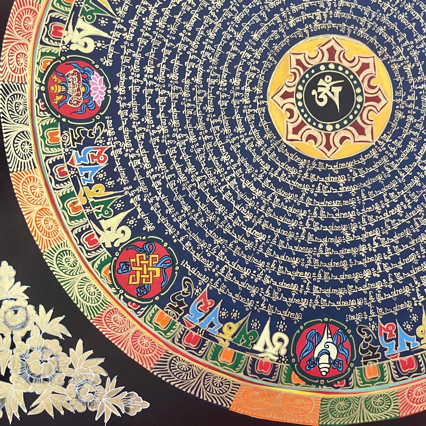 Compassion and Auspicious Symbols Mandala #2