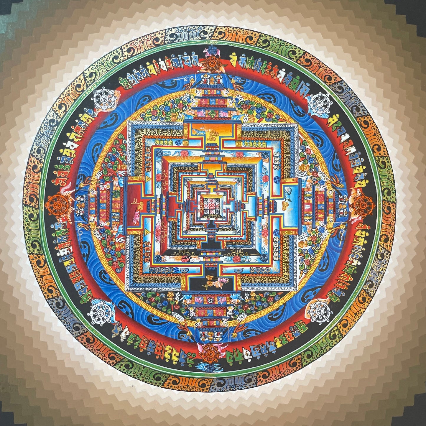 Kalachakra 'Wheel of Time' Focus Mandala #1