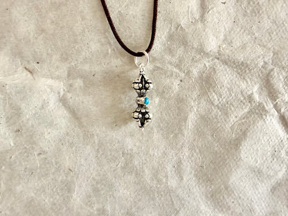 Vajra with Turquoise Pendant