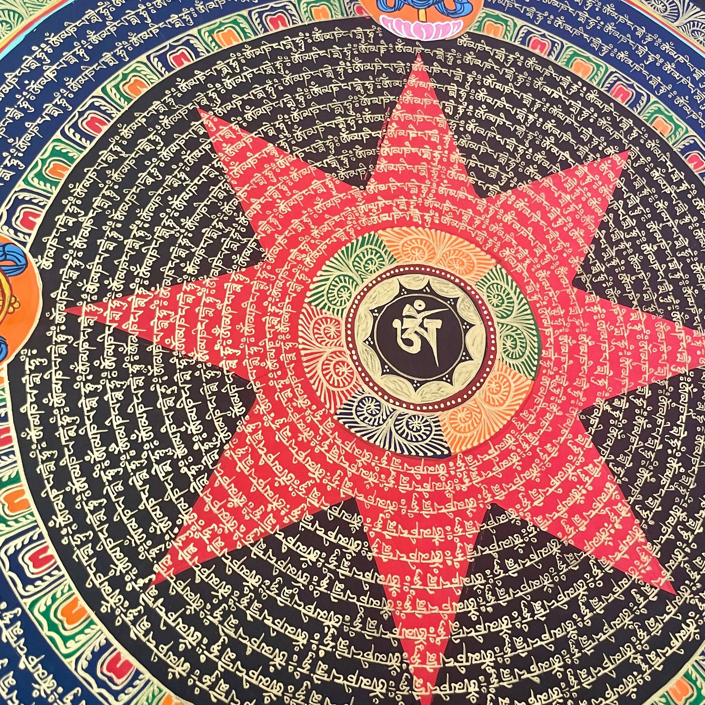 Compassion and Auspicious Symbols Mandala #1