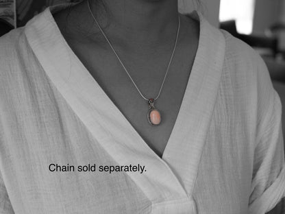 Tibetan Coral Silver Pendant