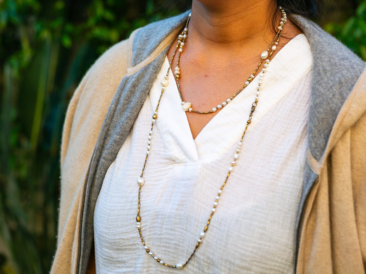 Pearl Wrap Necklace