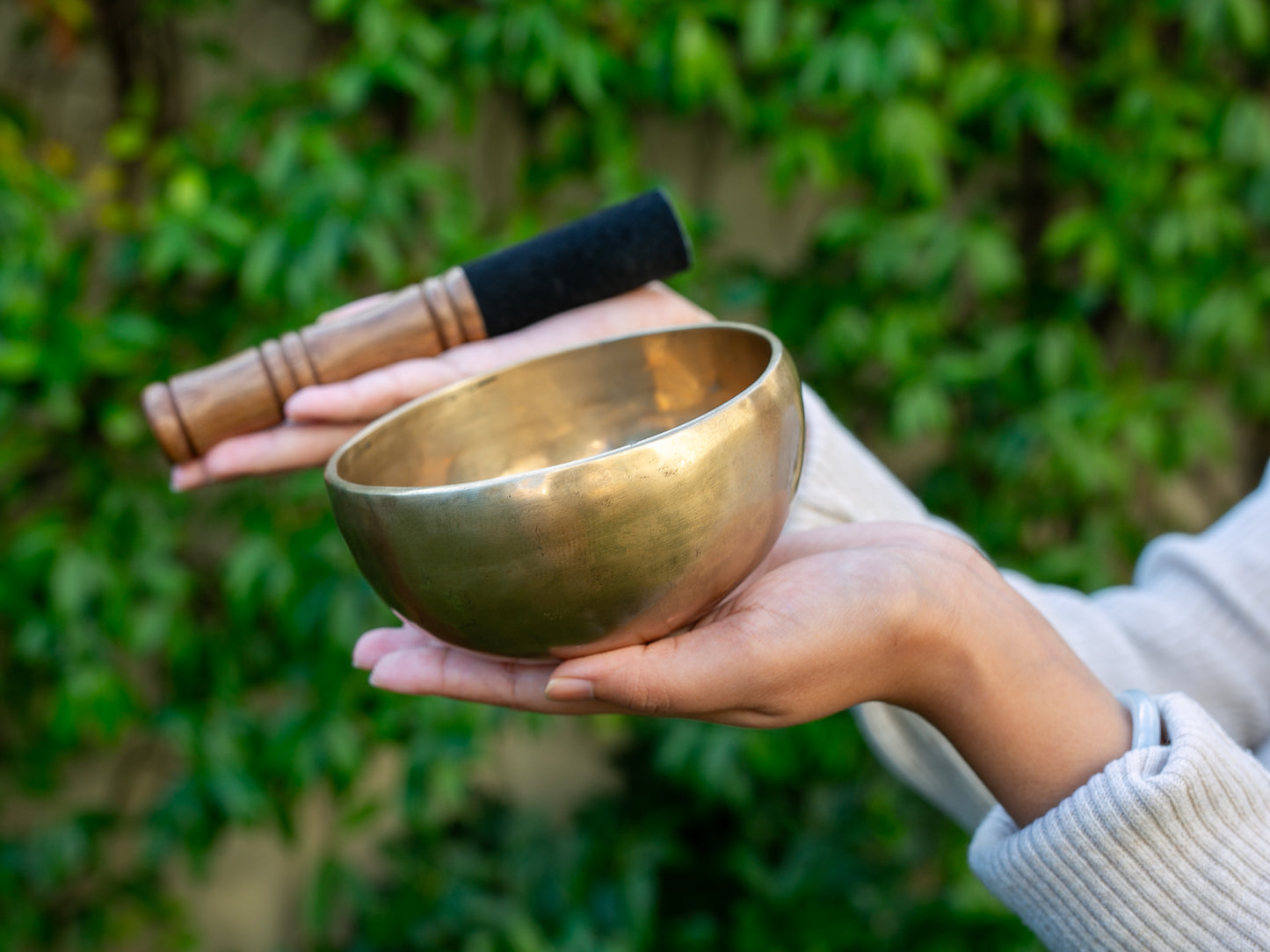 Small Contemporary Flow Singing Bowl - Base note A#4 (462 Hz)