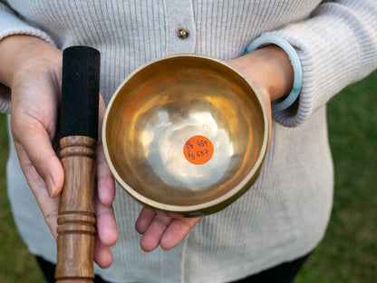 Small Contemporary Flow Singing Bowl - Base note B4 (489 Hz)