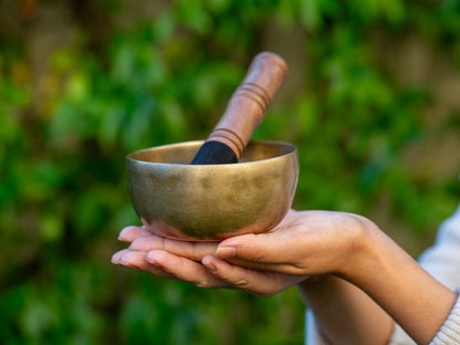 Small Old 'Tara' Singing Bowl - Base Note G4 (388 Hz)