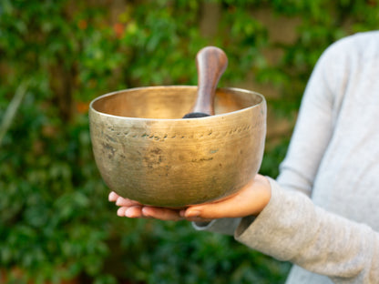 Old 'Tara' Singing Bowl - Base Note F3 (170 Hz)