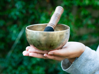 Small Old 'Tara' Singing Bowl - Base Note F4 (345 Hz)