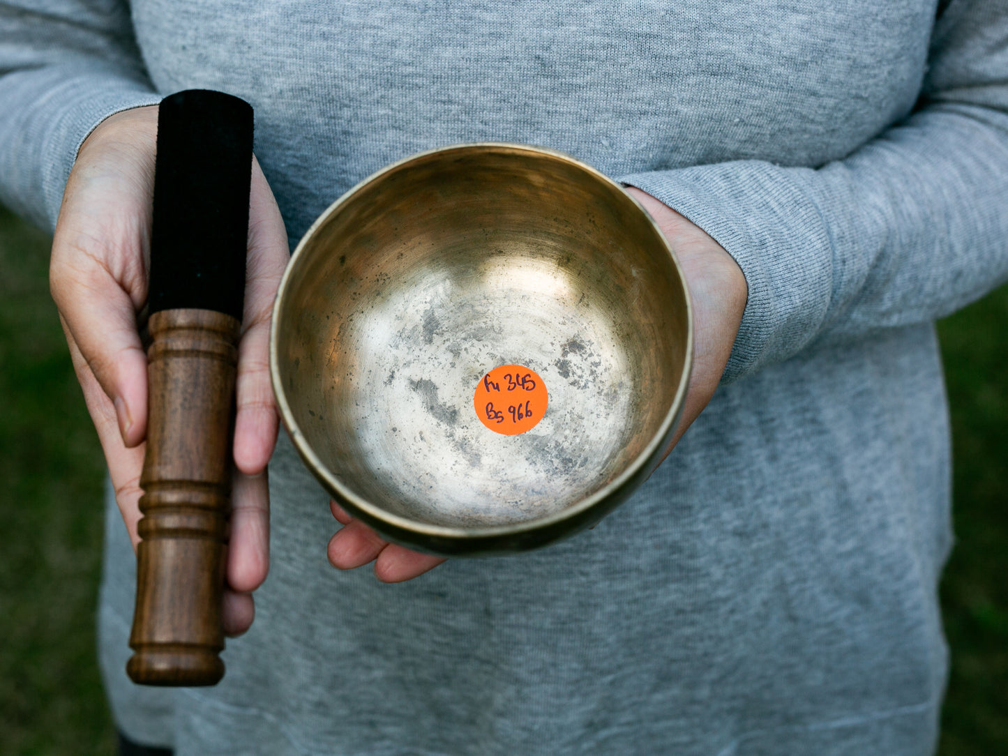 Small Old 'Tara' Singing Bowl - Base Note F4 (345 Hz)