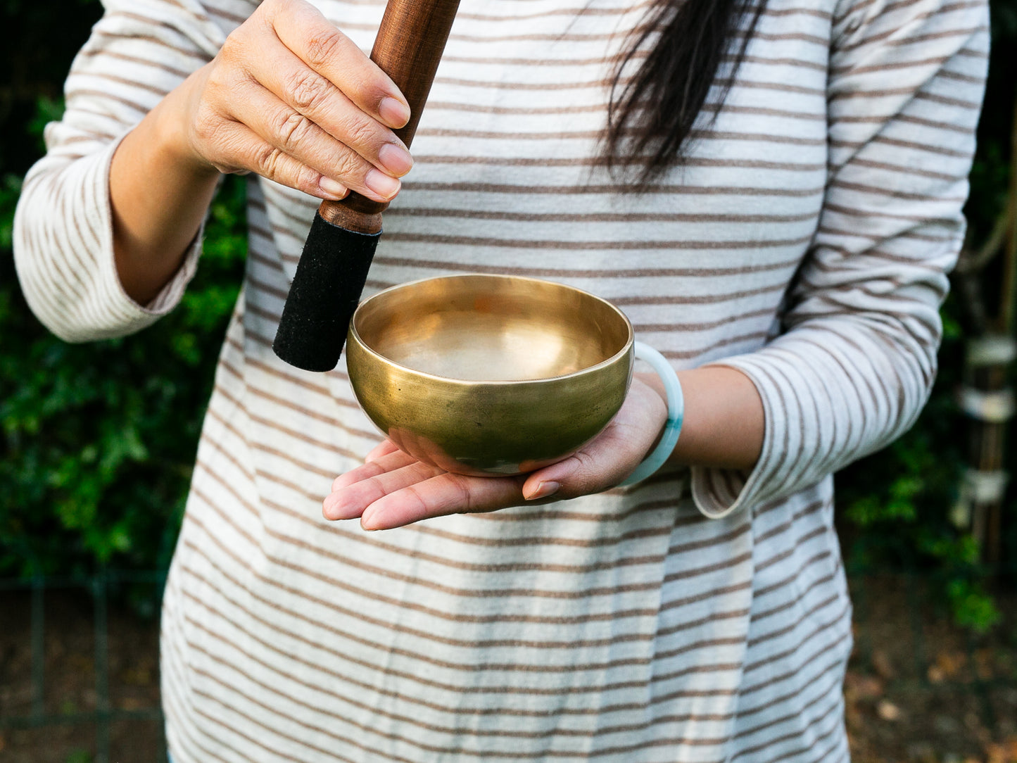 Small Contemporary Flow Singing Bowl - Base note B4 (499 Hz)