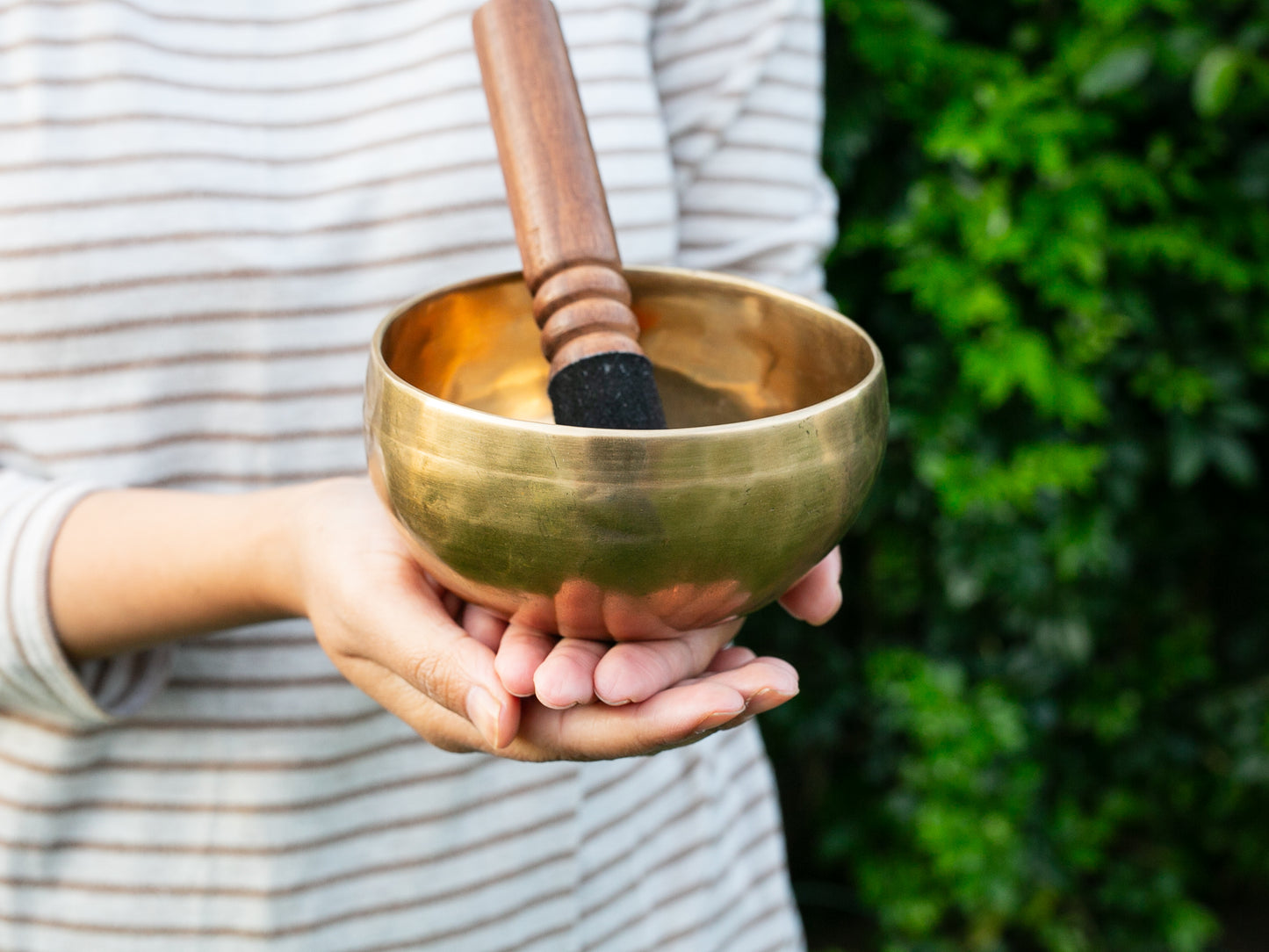 Small Contemporary Flow Singing Bowl - Base note A#4 (477 Hz)