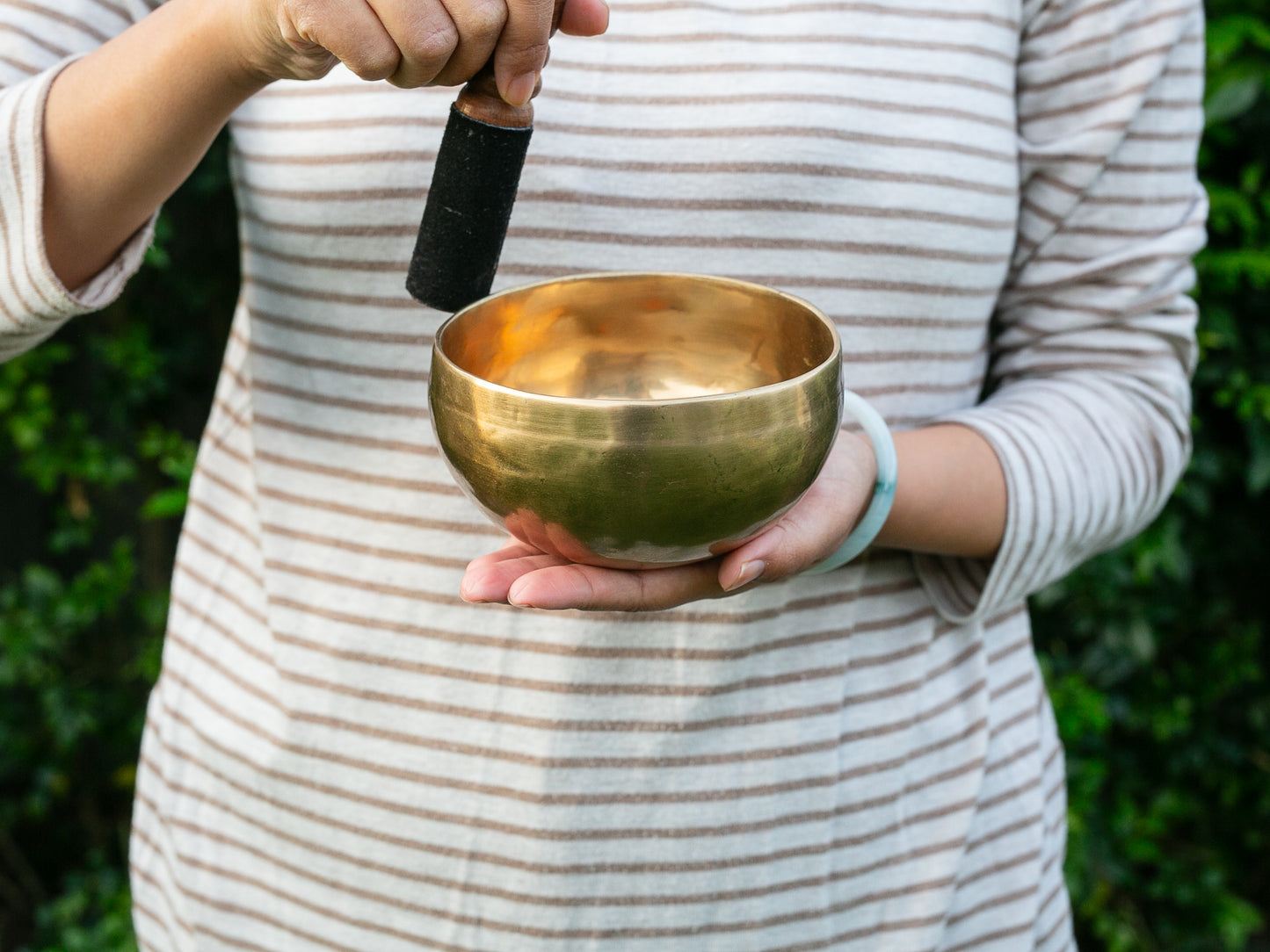 Small Contemporary Flow Singing Bowl - Base note A#4 (477 Hz)