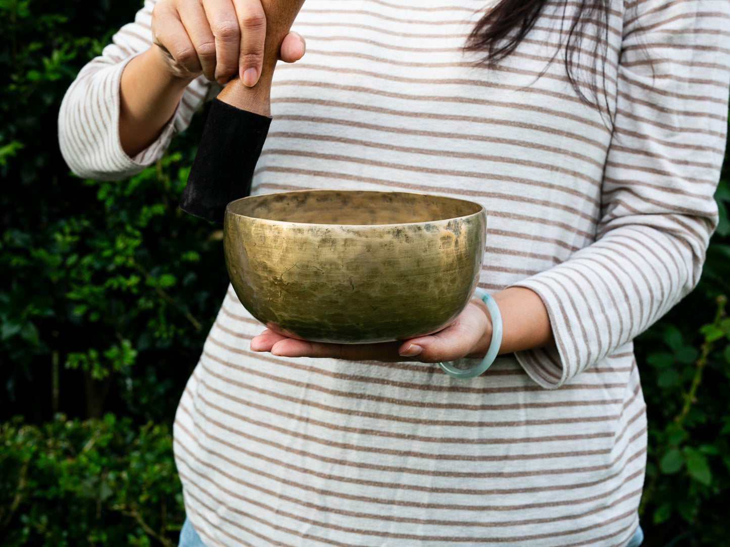 Old 'Tara' Singing Bowl - Base Note G3 (198 Hz)