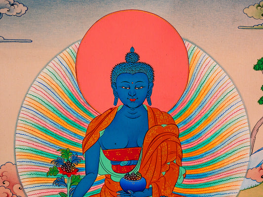 Original Medicine Buddha Thangka