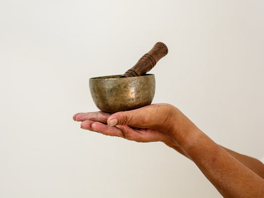 Small Tara Singing Bowl - Base Note F#4 (362 Hz)