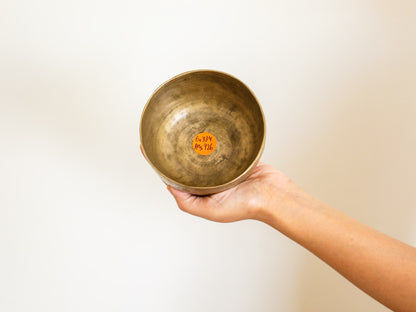 Small Tara Singing Bowl - Base Note E4 (334 Hz)