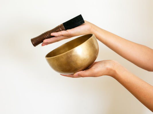 Small Contemporary Flow Singing Bowl - Base note F#4 (361 Hz)