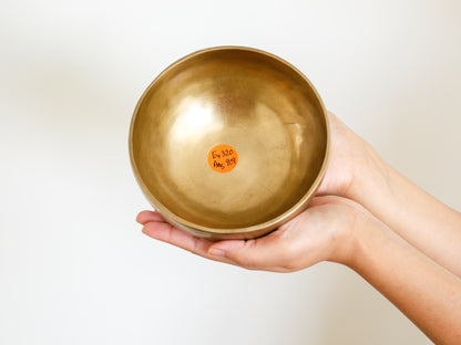 Small Contemporary Flow Singing Bowl - Base note E4 (320 Hz)