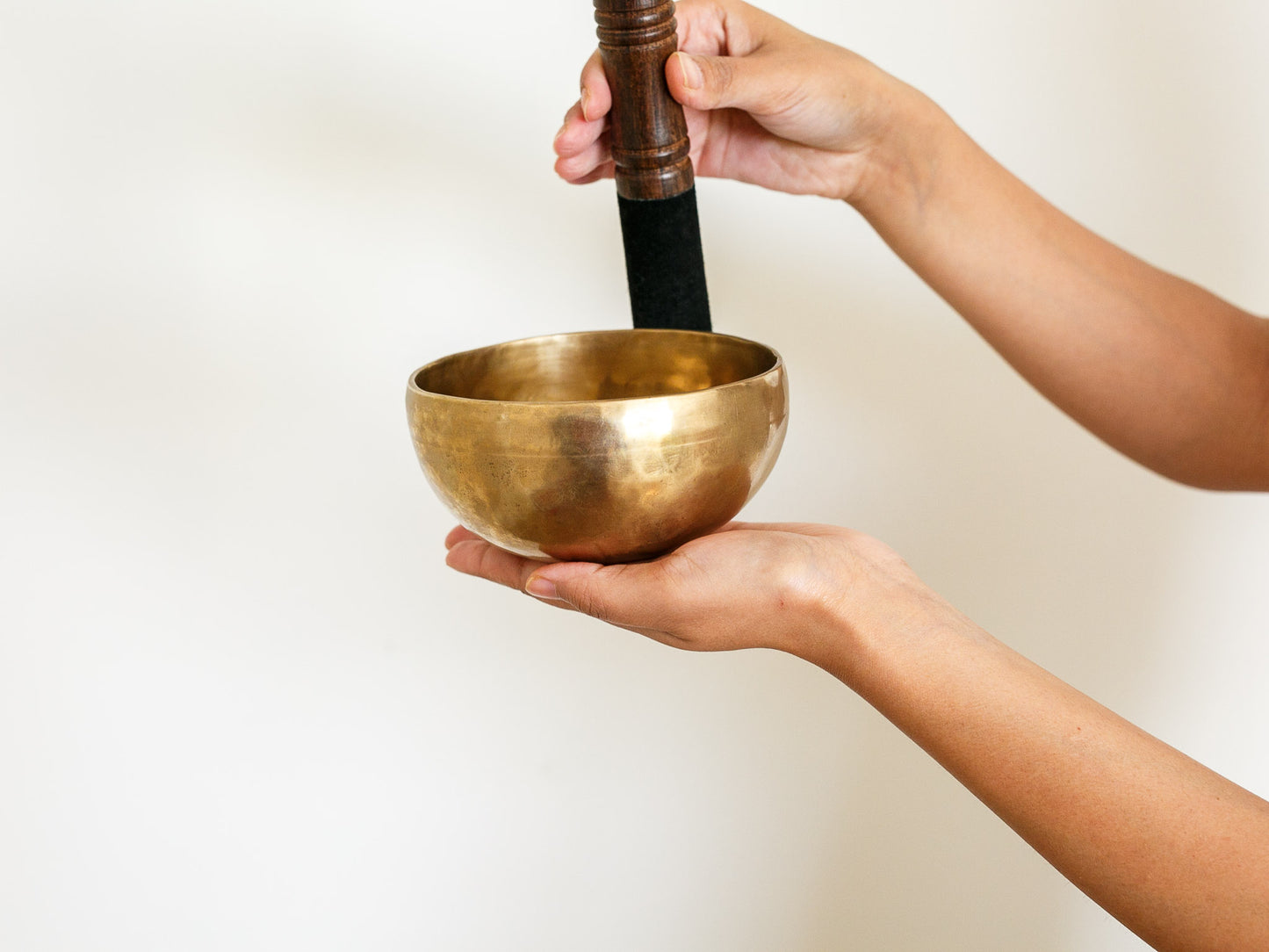 Small Contemporary Flow Singing Bowl - Base note A#4 (460 Hz)