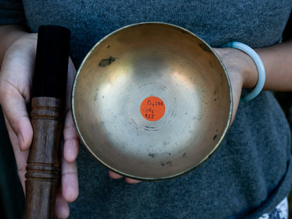 Small Old 'Tara' Singing Bowl - Base Note D4 (288 Hz)