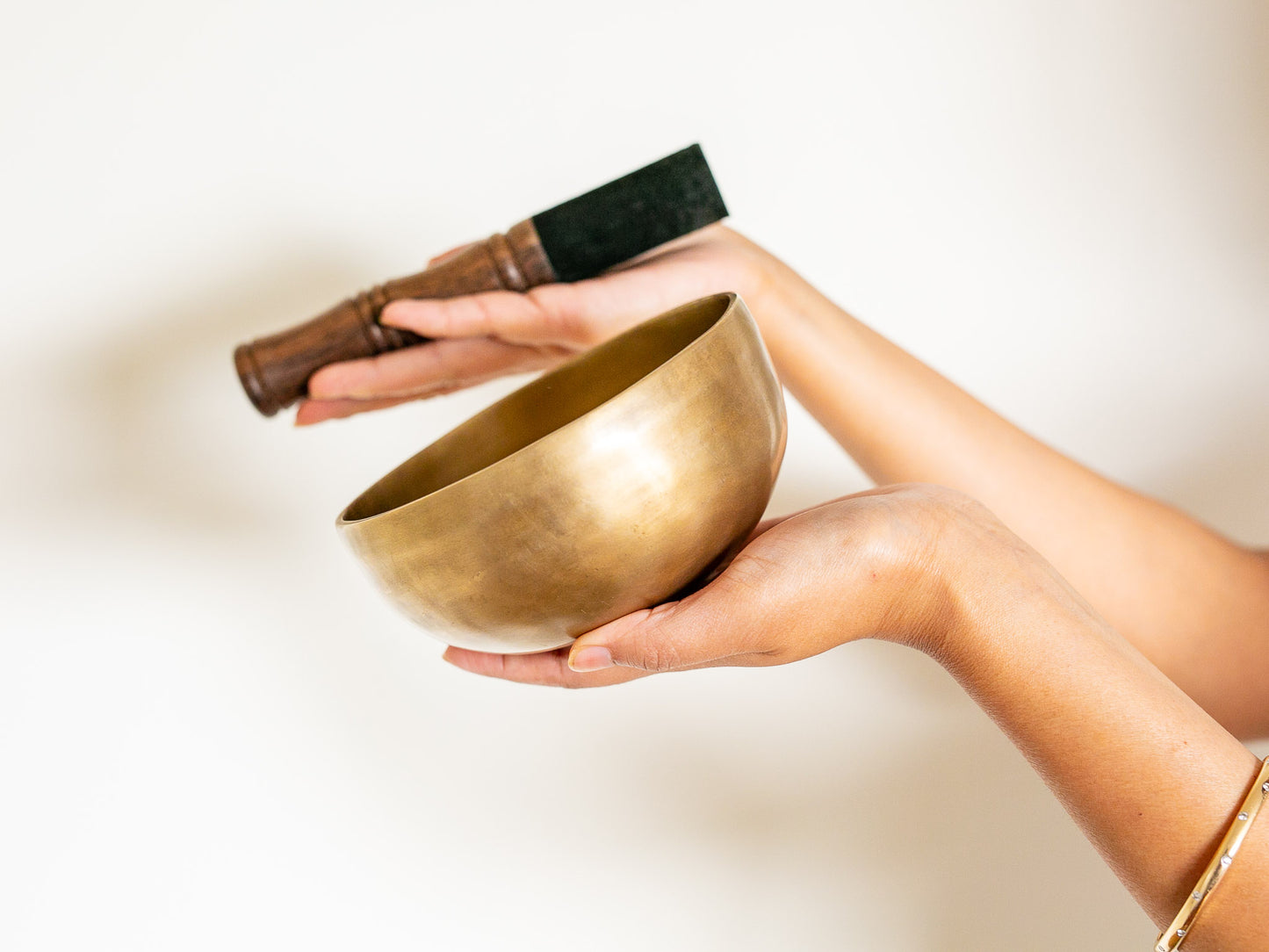 Small Contemporary Flow Singing Bowl - Base note F#4 (374 Hz)