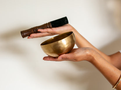 Small Contemporary Flow Singing Bowl - Base note A#4 (470 Hz)