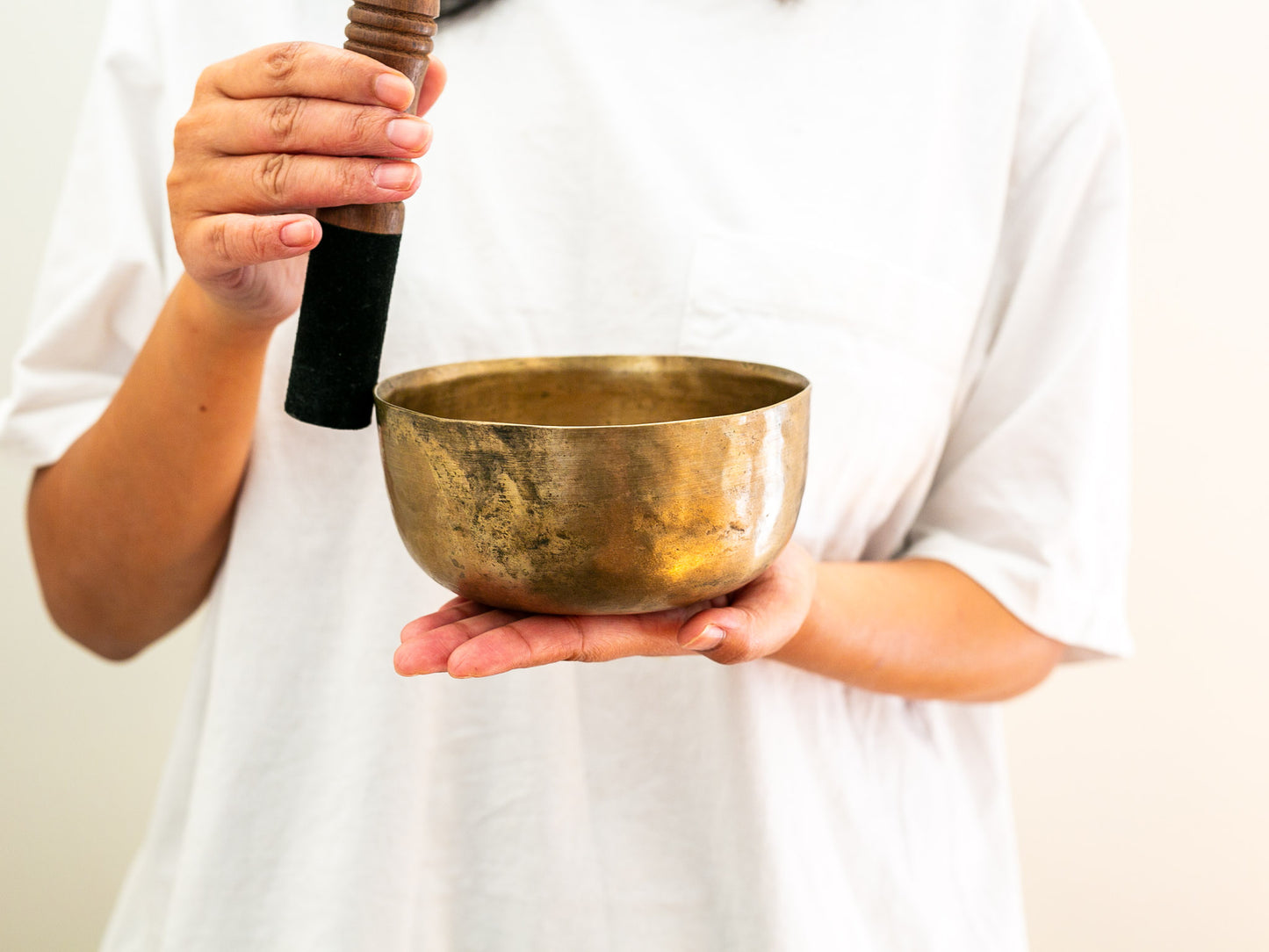 Small Tara Singing Bowl - Base Note A3 (226 Hz)