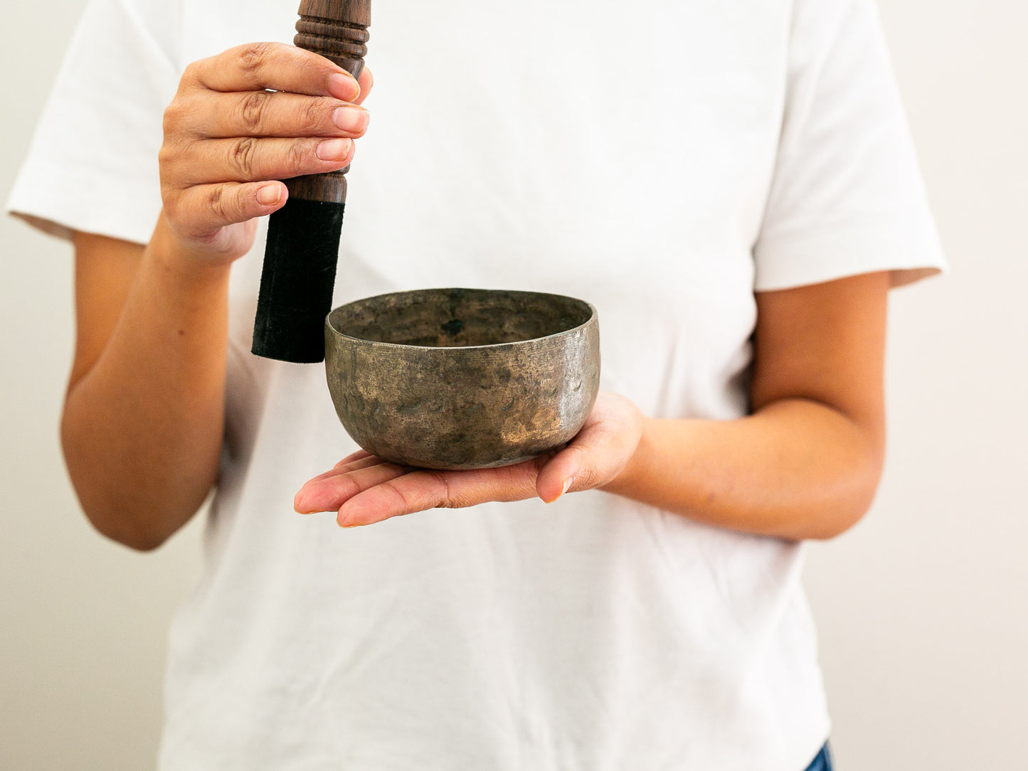 Small Tara Singing Bowl - Base Note A#4 (468 Hz)