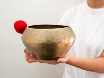 Collector's Buddha Singing Bowl - Base Note F#4 (362 Hz)