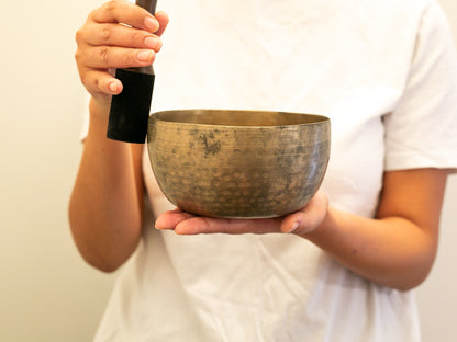 Tara Singing Bowl - Base Note D#3 (156 Hz)