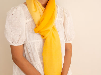 Shaded Cashmere Shawl (All Seasons) - Yellow