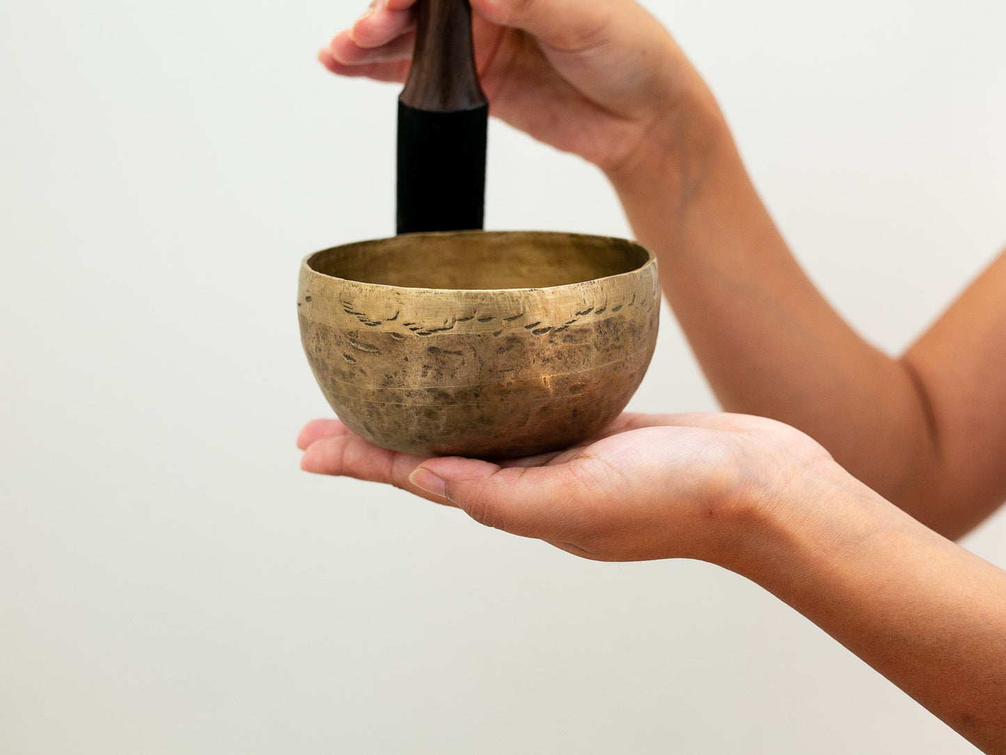 Small Tara Singing Bowl - Base Note F#4 (359 Hz)