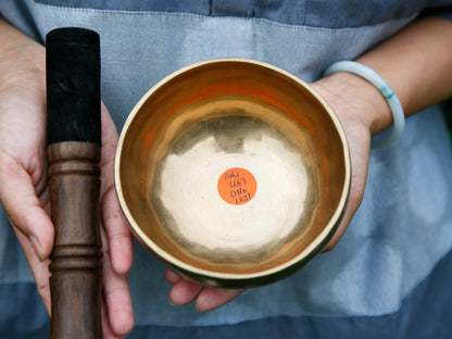 Small Contemporary Flow Singing Bowl - Base note A#4 (463 Hz)