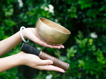 Small Contemporary Flow Singing Bowl - Base note G#4 (403 Hz)