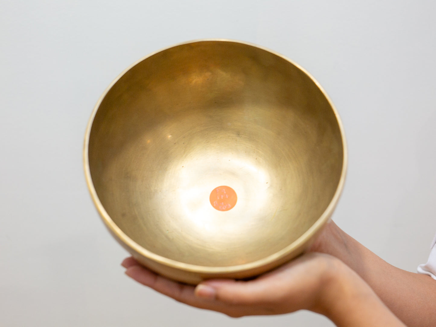 Hand Hammered Singing Bowl - Base Note F3 177 Hz