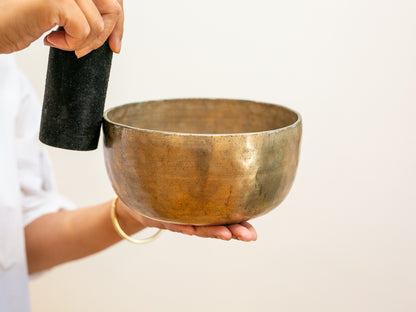 Old 'Tara' Singing Bowl - Base Note A#3 (230 Hz)