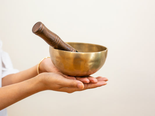 Small Contemporary Flow Singing Bowl - Base note F4 (355) Hz