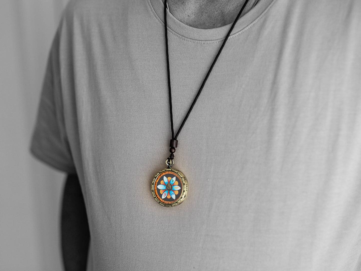 Compassion Mantra Thangka Pendant