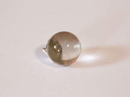 Nepalese Quartz Crystal Ball Pendant