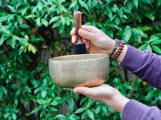 Old 'Tara' Singing Bowl - Base Note E3 (166 Hz)