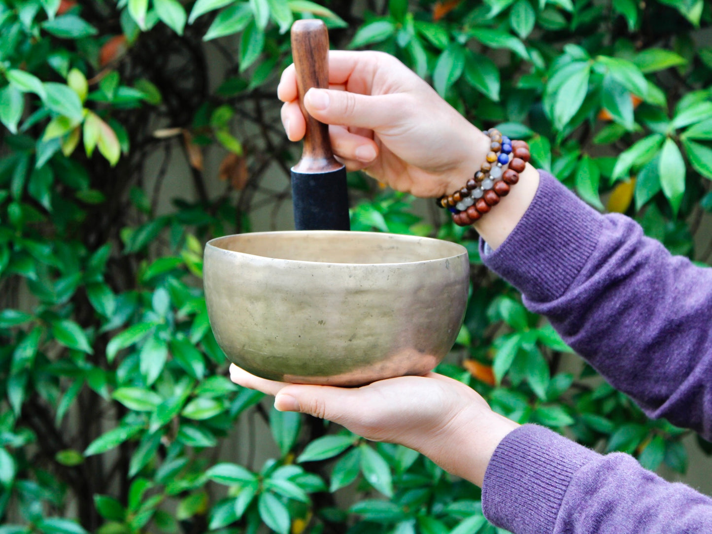 Old 'Tara' Singing Bowl - Base Note F3 (179 Hz)