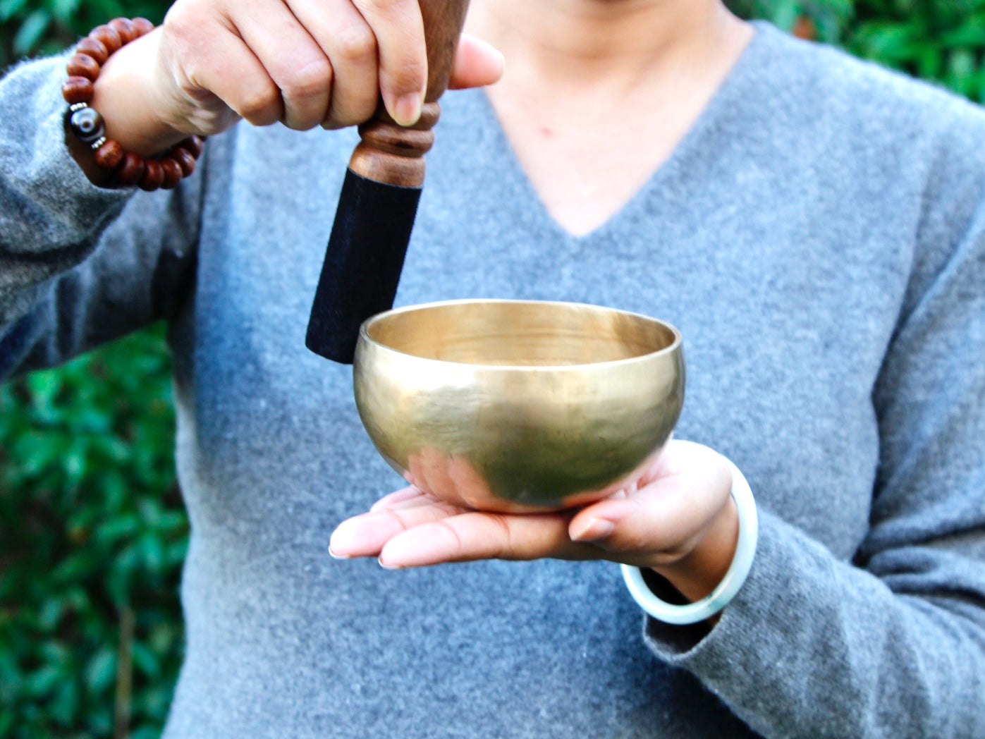 Small Contemporary Flow Singing Bowl - Base note C#4 (270) Hz