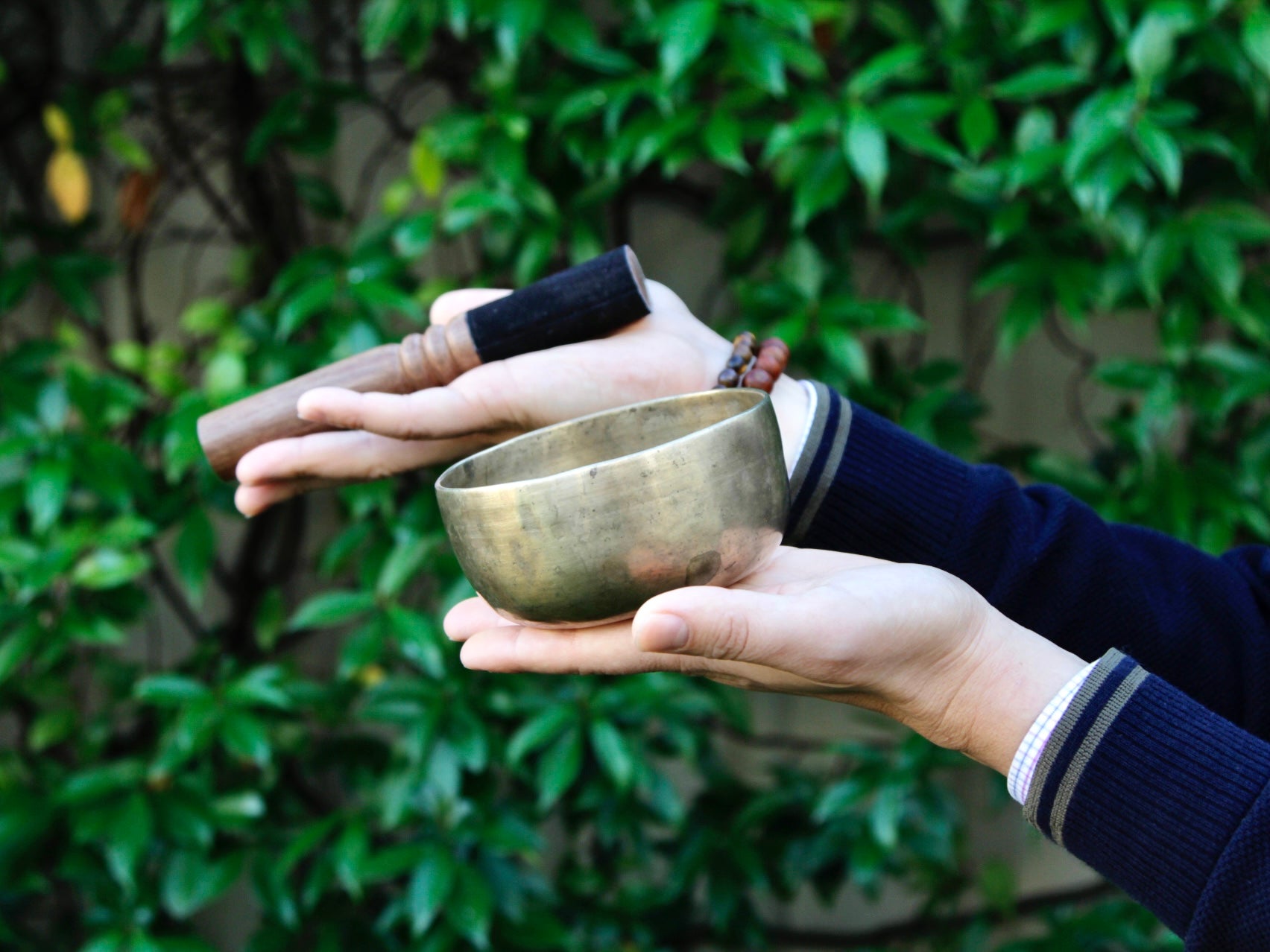 Small Old 'Tara' Singing Bowl - Base Note G4 (382 Hz) - Tibet Shop Sydney