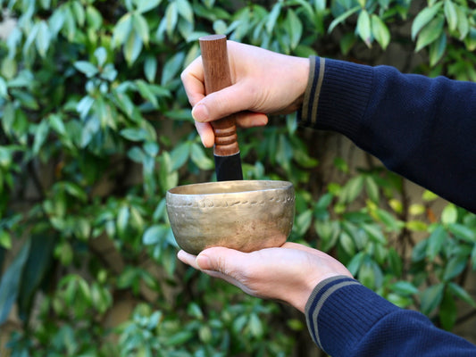 Small Old 'Tara' Singing Bowl - Base Note G4 (386 Hz)