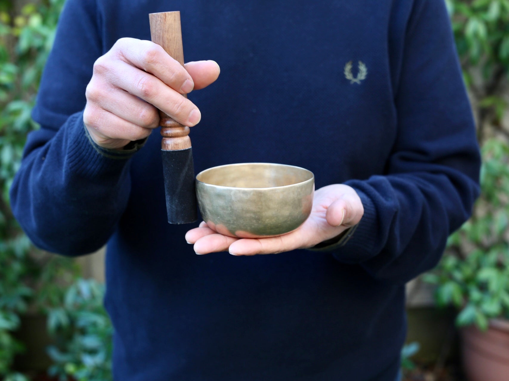 Small Old 'Tara' Singing Bowl - Base Note G4 (388 Hz) - Tibet Shop Sydney