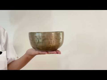 Small Tara Singing Bowl - Base Note F4 (351 Hz)