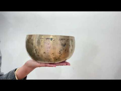Tara Singing Bowl - Base Note C#3 (141 Hz)