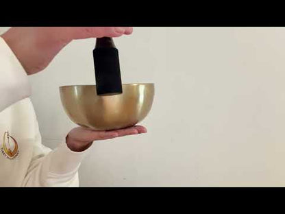 Hand Hammered Singing Bowl - Base Note B3 244 Hz